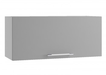 Гарда ПГ 800 шкаф верхний горизонтальный (Белый Эмалит/корпус Серый) в Шушенском - shushenskoe.mebel54.com | фото