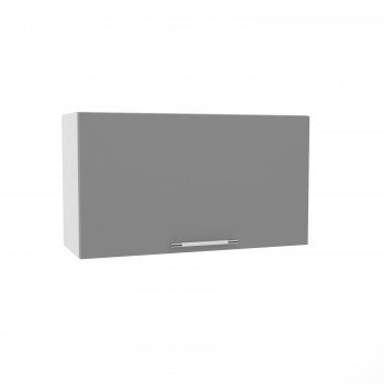 Капри ВПГ 800 шкаф верхний горизонтальный высокий (Липа белый/корпус Серый) в Шушенском - shushenskoe.mebel54.com | фото