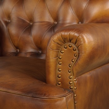 Кресло кожаное Чарльз в Шушенском - shushenskoe.mebel54.com | фото