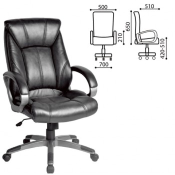 Кресло офисное BRABIX Maestro EX-506 (черный) в Шушенском - shushenskoe.mebel54.com | фото