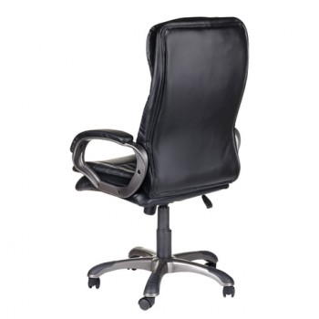Кресло офисное BRABIX Omega EX-589 (черное) в Шушенском - shushenskoe.mebel54.com | фото