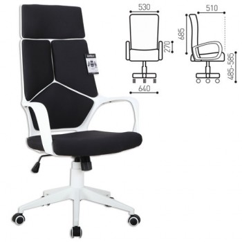 Кресло офисное BRABIX Prime EX-515 (черная ткань) в Шушенском - shushenskoe.mebel54.com | фото