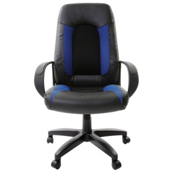 Кресло офисное BRABIX Strike EX-525 (сине-черный) в Шушенском - shushenskoe.mebel54.com | фото