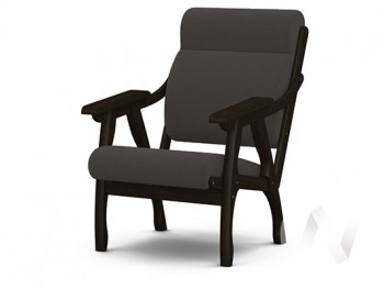 Кресло Вега-10 (венге лак/ULTRA GRAFIT) в Шушенском - shushenskoe.mebel54.com | фото