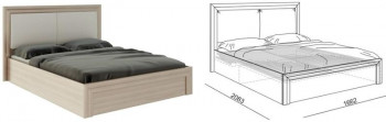Кровать 1,6 Глэдис (М32) с подъемным механизмом Распродажа в Шушенском - shushenskoe.mebel54.com | фото