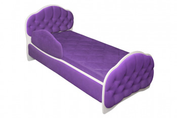 Кровать 180 Гармония 32 Фиолетовый (мягкий бортик) в Шушенском - shushenskoe.mebel54.com | фото