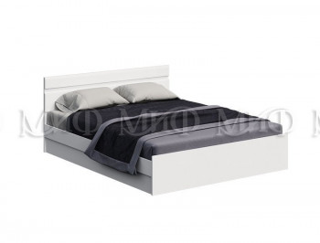Кровать с подъемным механизмом Нэнси New 1,4м (Белый/белый глянец) в Шушенском - shushenskoe.mebel54.com | фото