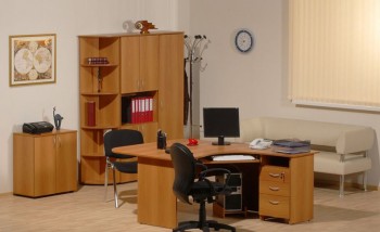 Мебель для персонала Рубин 42 Светлый миланский орех в Шушенском - shushenskoe.mebel54.com | фото