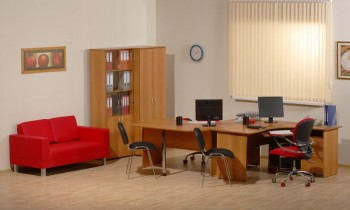 Мебель для персонала Рубин 42 Светлый миланский орех в Шушенском - shushenskoe.mebel54.com | фото