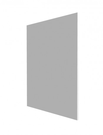 Панель торцевая С Ройс (для шкафов нижних) Белый софт в Шушенском - shushenskoe.mebel54.com | фото