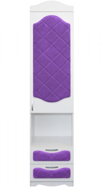 Пенал с ящиками серии Иллюзия 32 Фиолетовый в Шушенском - shushenskoe.mebel54.com | фото