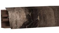 Плинтус LB-38, L=3000мм, мрамор бергамо темный в Шушенском - shushenskoe.mebel54.com | фото