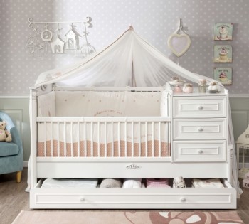 ROMANTIC BABY Детская кровать-трансформер 20.21.1015.00 в Шушенском - shushenskoe.mebel54.com | фото