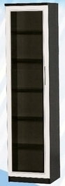 Шкаф средний со стеклодверью ДЛЯ ГОСТИНОЙ ШСС-450 Венге/Дуб выбеленный в Шушенском - shushenskoe.mebel54.com | фото
