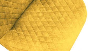 Стул «Оливер» К1С Белый/Микровелюр Wellmart Yellow в Шушенском - shushenskoe.mebel54.com | фото