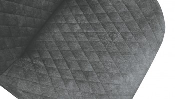 Стул «Оливер» К1С Черный муар/Микровелюр Wellmart Graphite в Шушенском - shushenskoe.mebel54.com | фото
