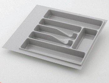 Вкладыш для кухонных принадлежностей, серый, Volpato 300 мм в Шушенском - shushenskoe.mebel54.com | фото